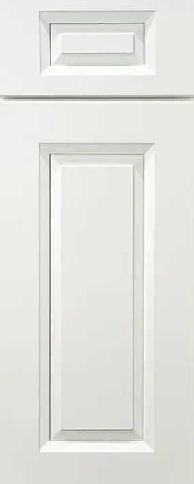 Glacier White custom kitchen cabinets with vintage charm in Florida kitchens