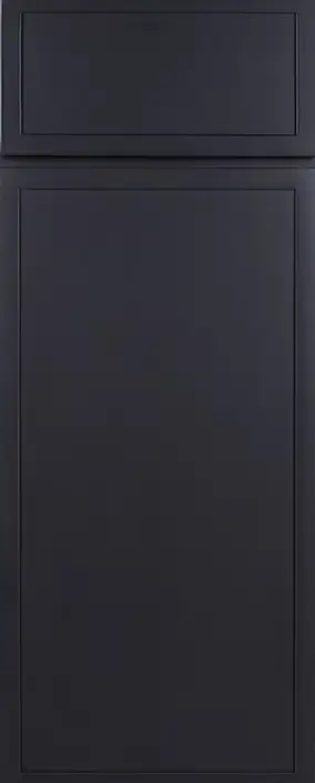 Slim Shaker Ebony kitchen cabinets with unique striking design in Florida homes